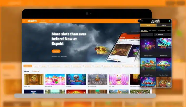 Expekt login – desktop og mobil